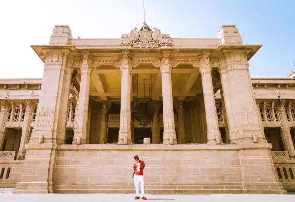 Wizkid Pictured At Umaid Bhawan Palace In India After Wedding Show